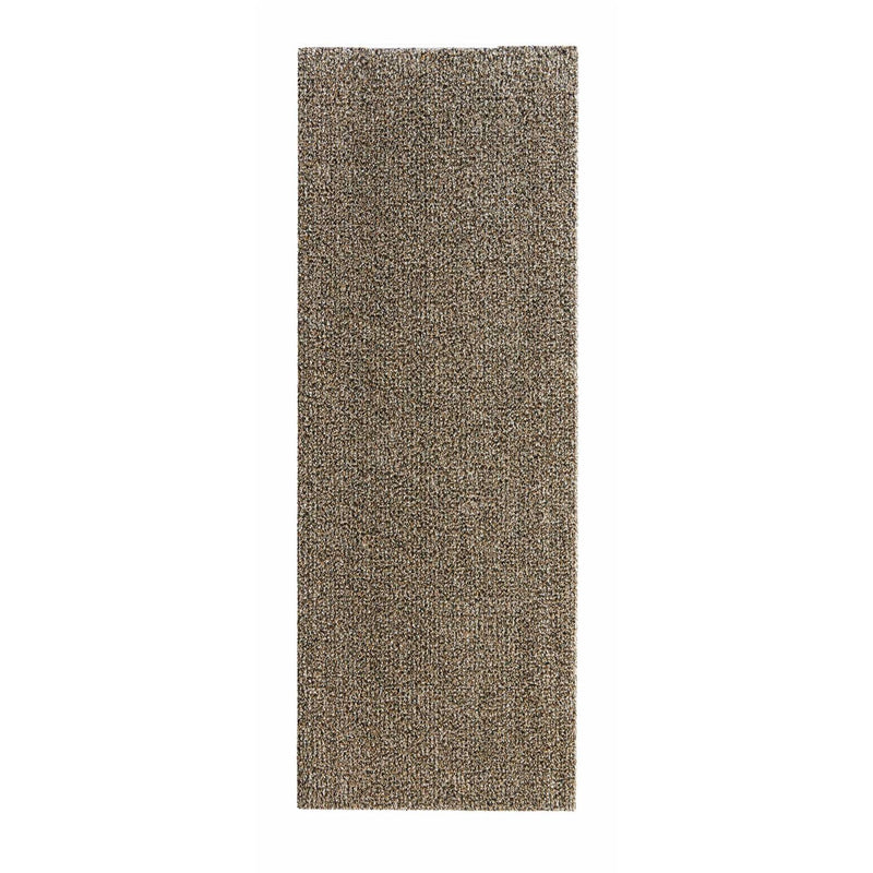 Cotton Plain Washable Anti Slip Doormat in Coffee Beige