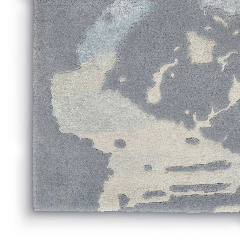 Prismatic PRS19 Abstract Rugs in SFMSL Grey Blue by Nourison