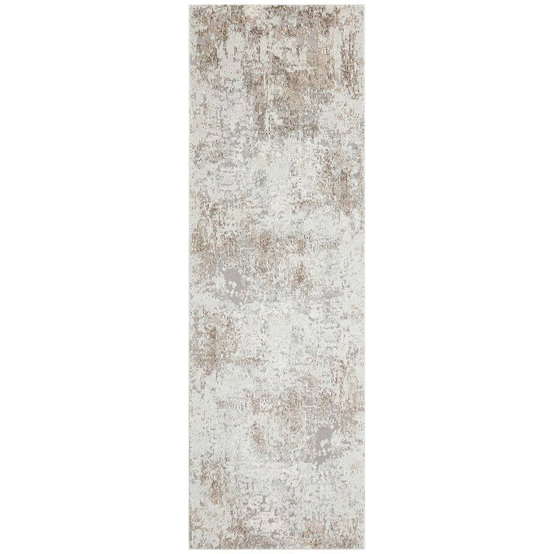 Rossa ROS03 Abstract Rug by Concept Loom in Stone Grey