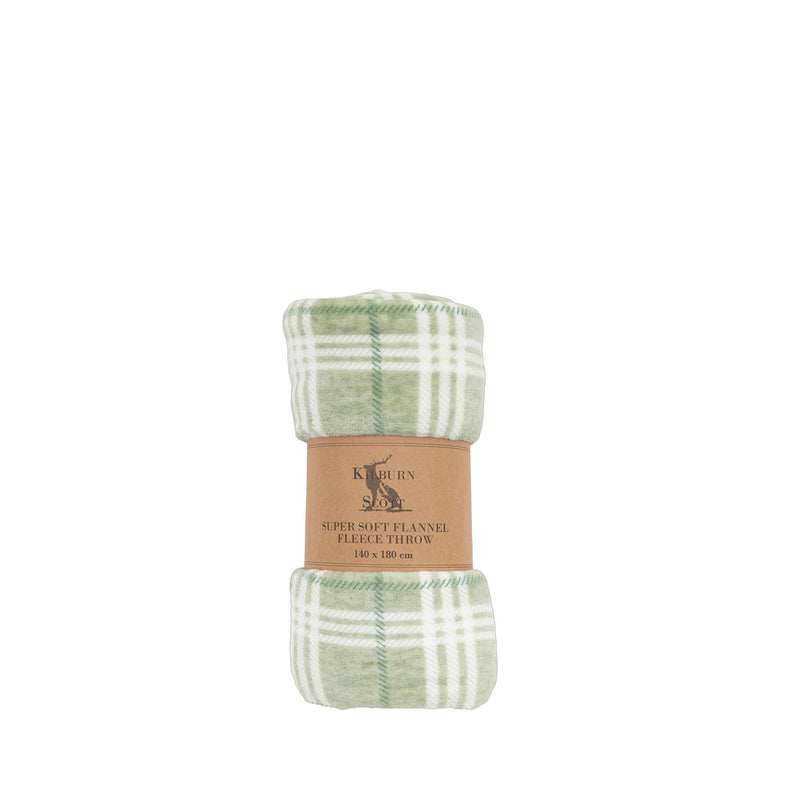 Checkmate Rolled Fleece Throw