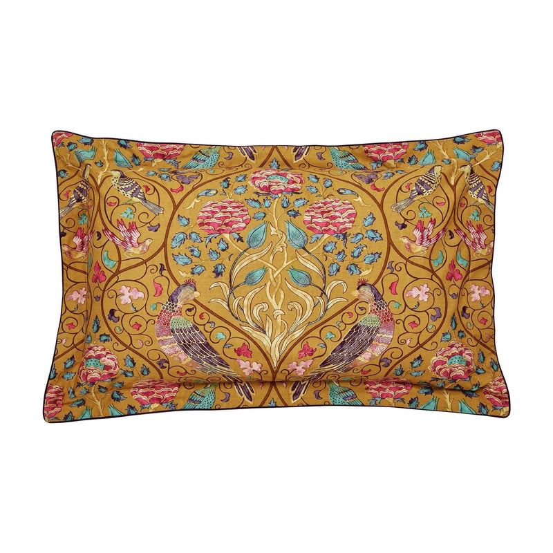 Seasons By May Bedding and Pillowcase By Morris & Co in Saffron