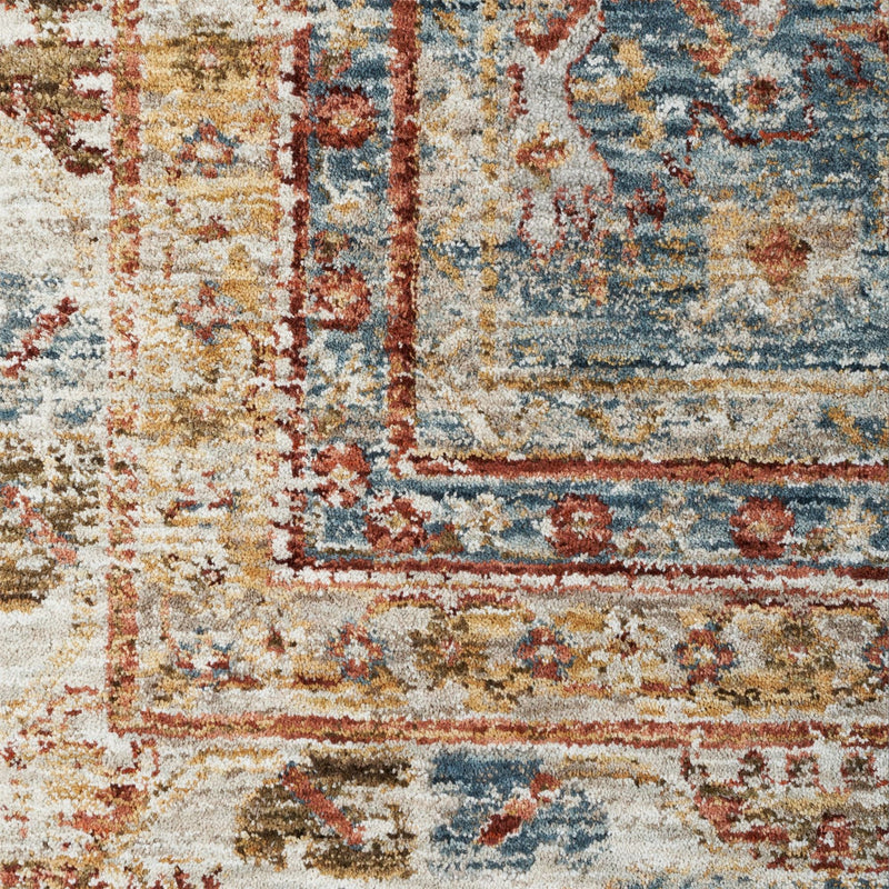 Sahar SHR01 Traditional Persian Rugs by Nourison in Blue