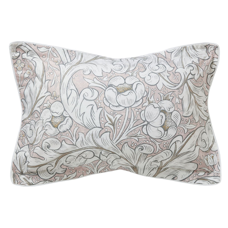 Pure Bachelors Bedding and Pillowcase By Morris & Co in Sea Pink