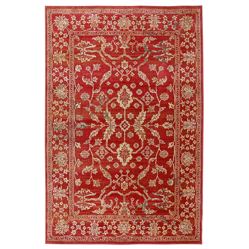 OW Traditional Valeria Red Rug in 8023 R