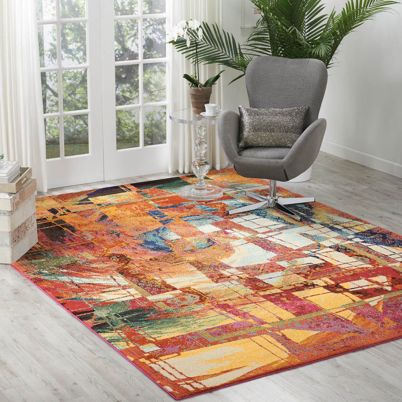 Celestial Modern Abstarct Rugs CES06 STGLS by Nourison