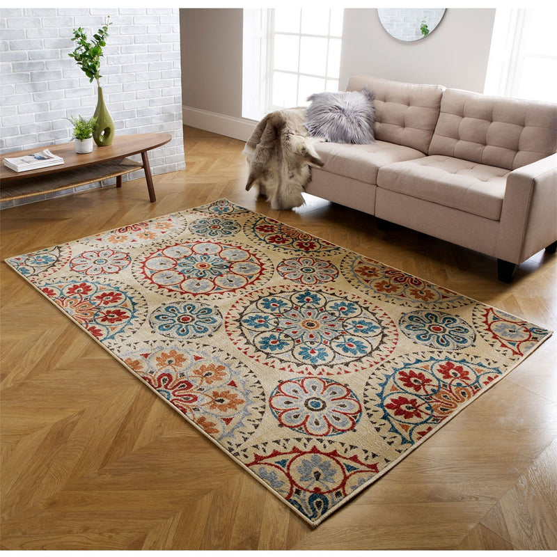 OW Traditional Valeria Red Rug in 5997 Y
