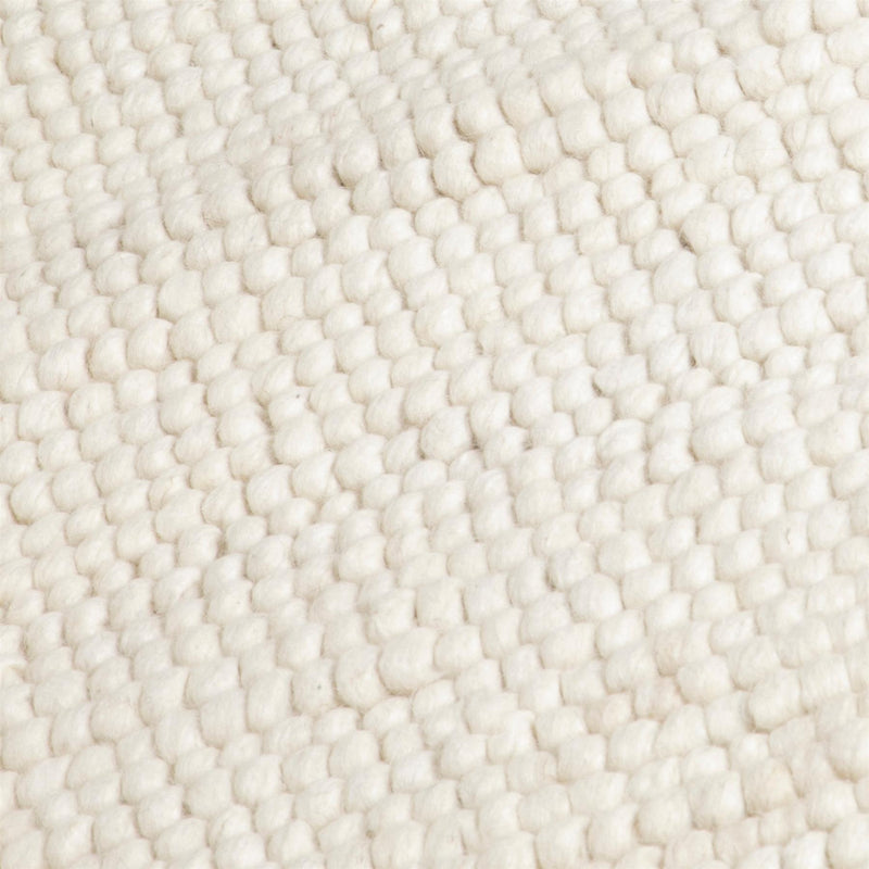 Berkeley Textured Wool Runner Rugs in Cream