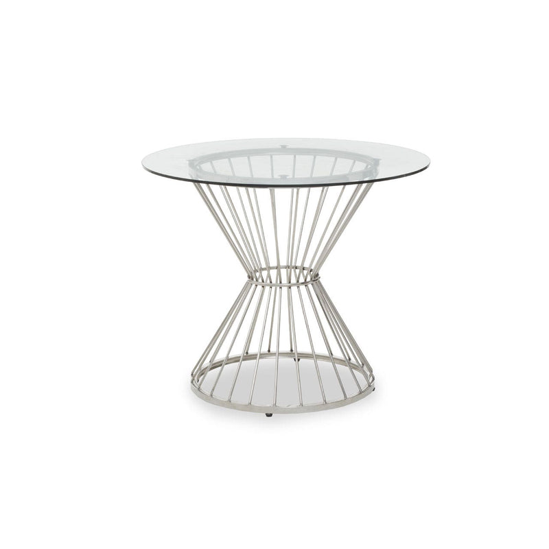 Clear Glass Top Round Table