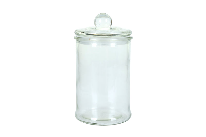 Tall Glass Storage Jar