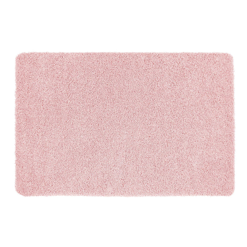 Buddy Washable Plain Rugs in Candy Pink