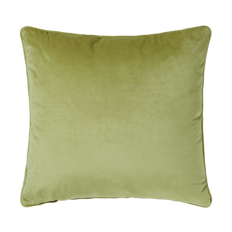 Bellini Velvet Cushion in Moss Green