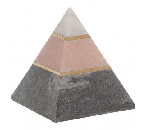 Pink Pyramid Sculpture