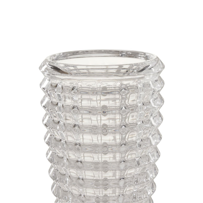 Small Traditional Cut Glass Vase