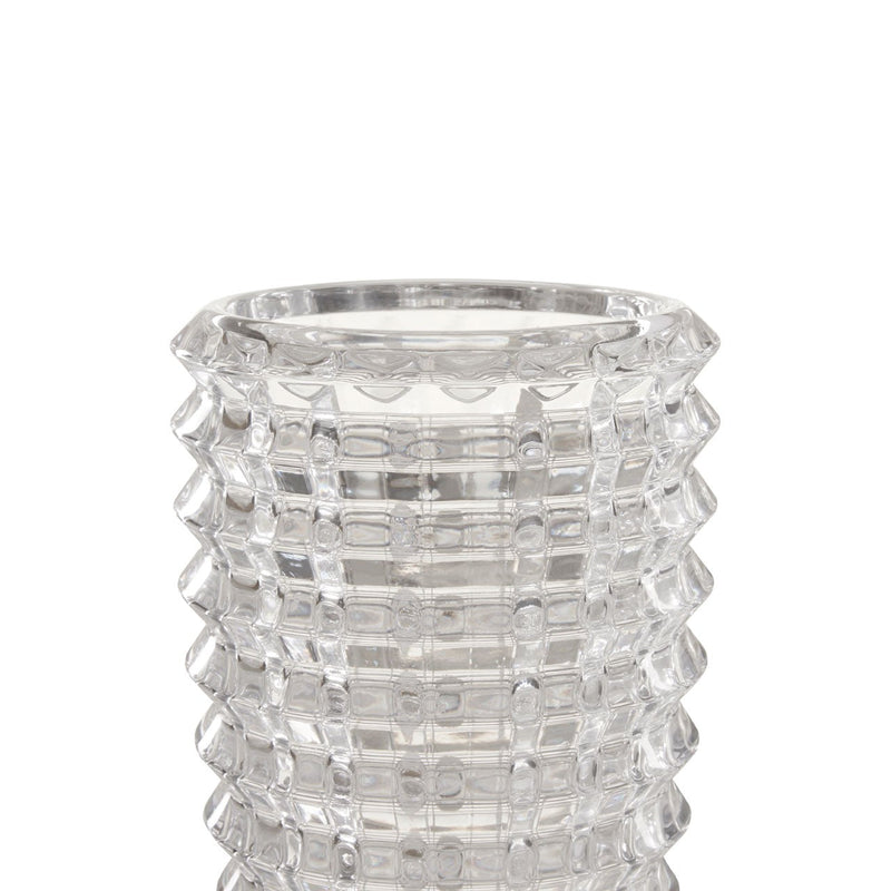 Traditional Cut Glass Vase