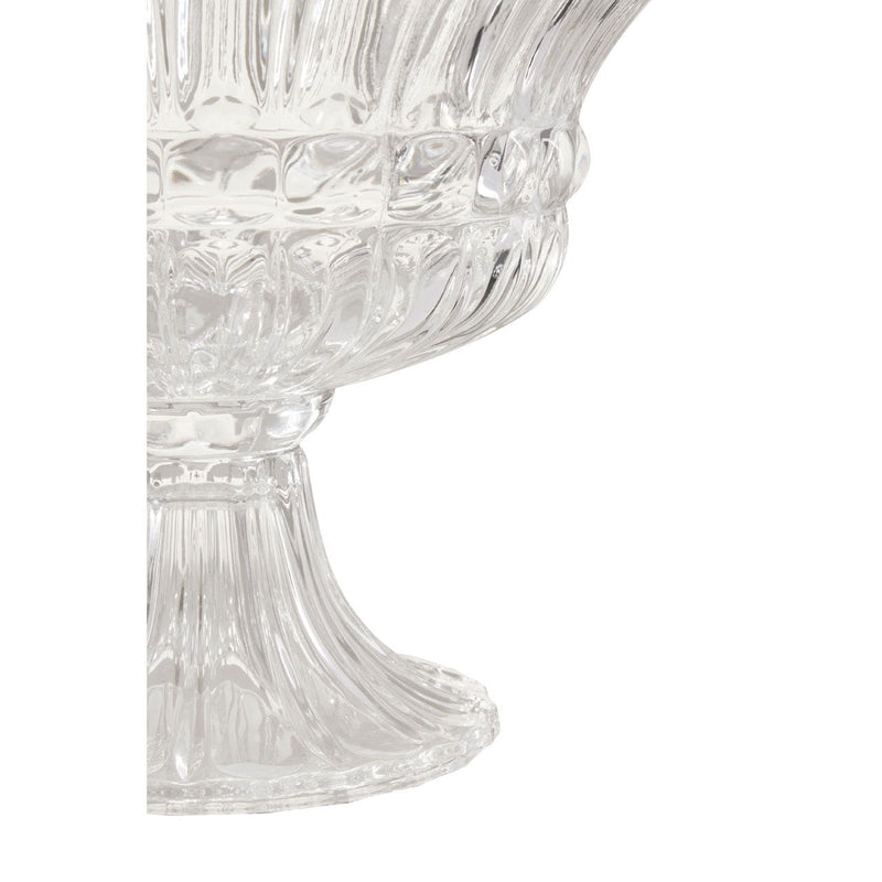 Traditional Glass Footed Vase