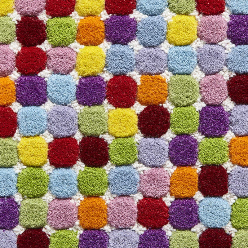 Prism PR429 Spot Wool Rugs in Multicolour