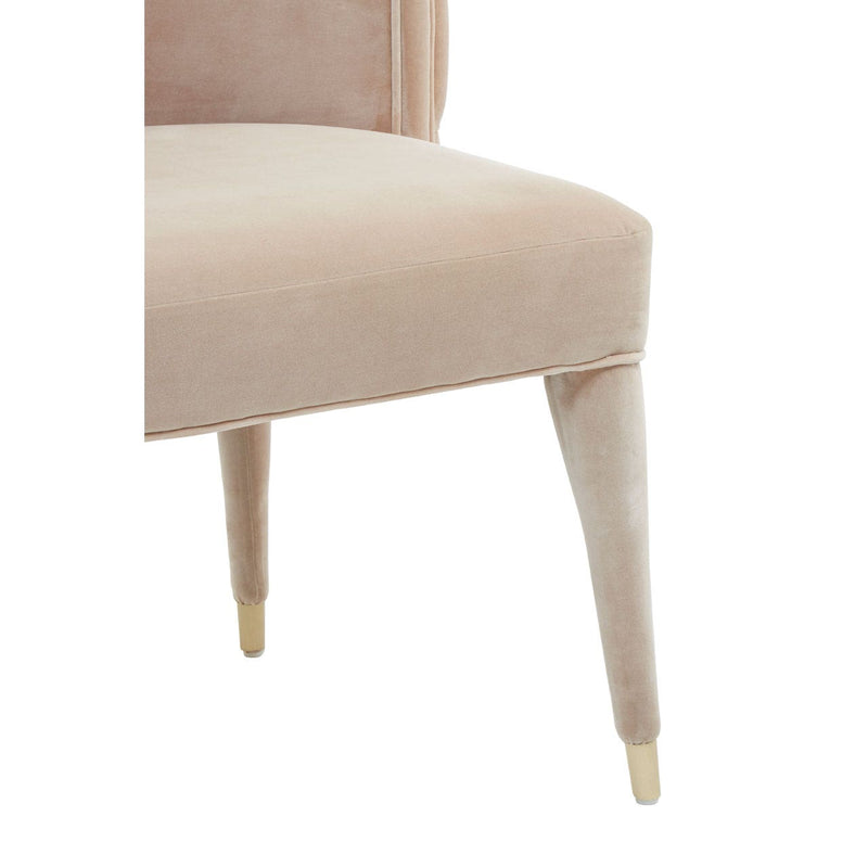 Beige Buttoned Feature Chair