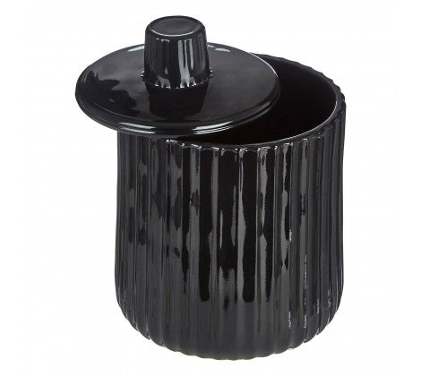 Black Cassie Storage Jar