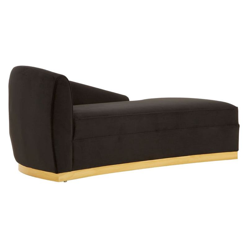 Black Gold Base Chaise Lounge