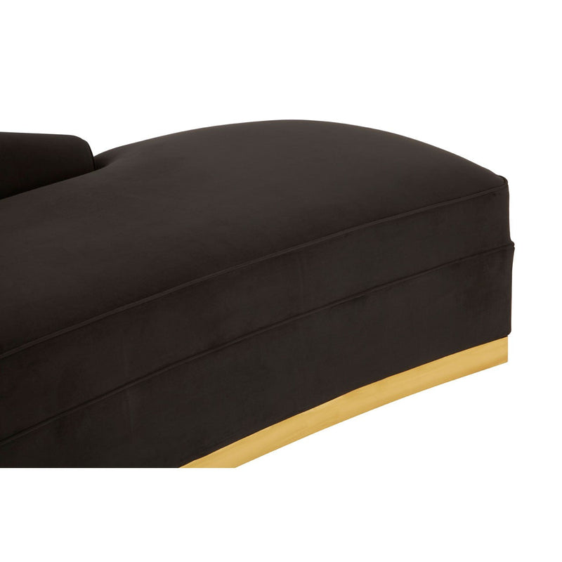Black Gold Base Chaise Lounge
