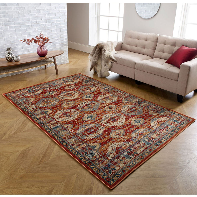 OW Traditional Valeria Red Rug in 8024 R