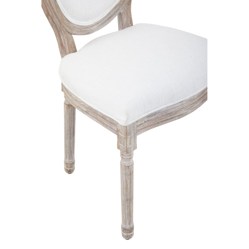 Cream Oval Back Townhouse Dining Chair