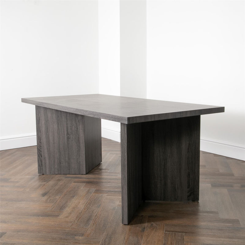 Armstrong Grey Oak Wood Dining Table