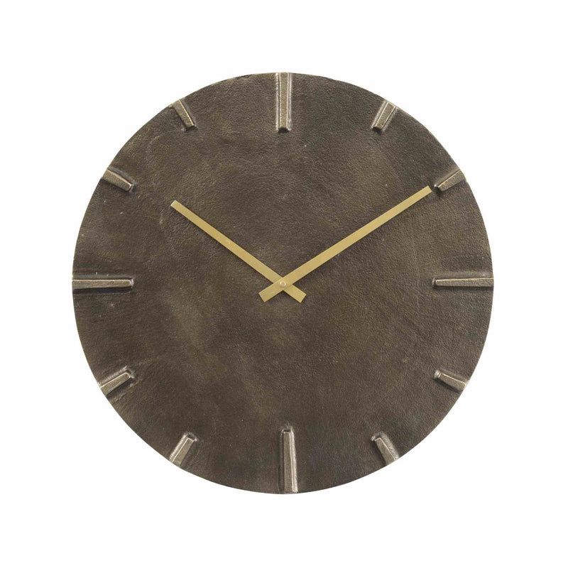 Clane Slate Effect Aluminium Wall Clock