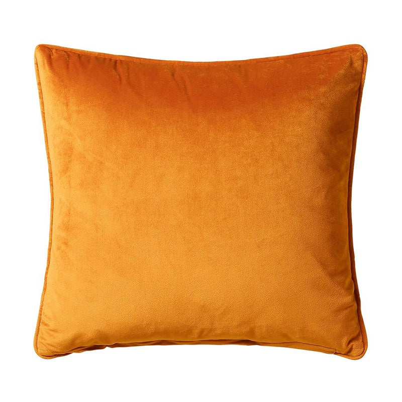 Bellini Velvet Cushion in Ochre Yellow