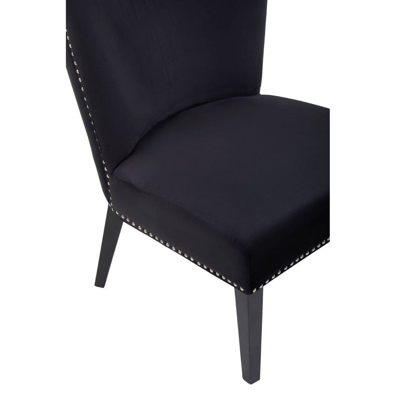 Black Winged Townhouse Dining Chair