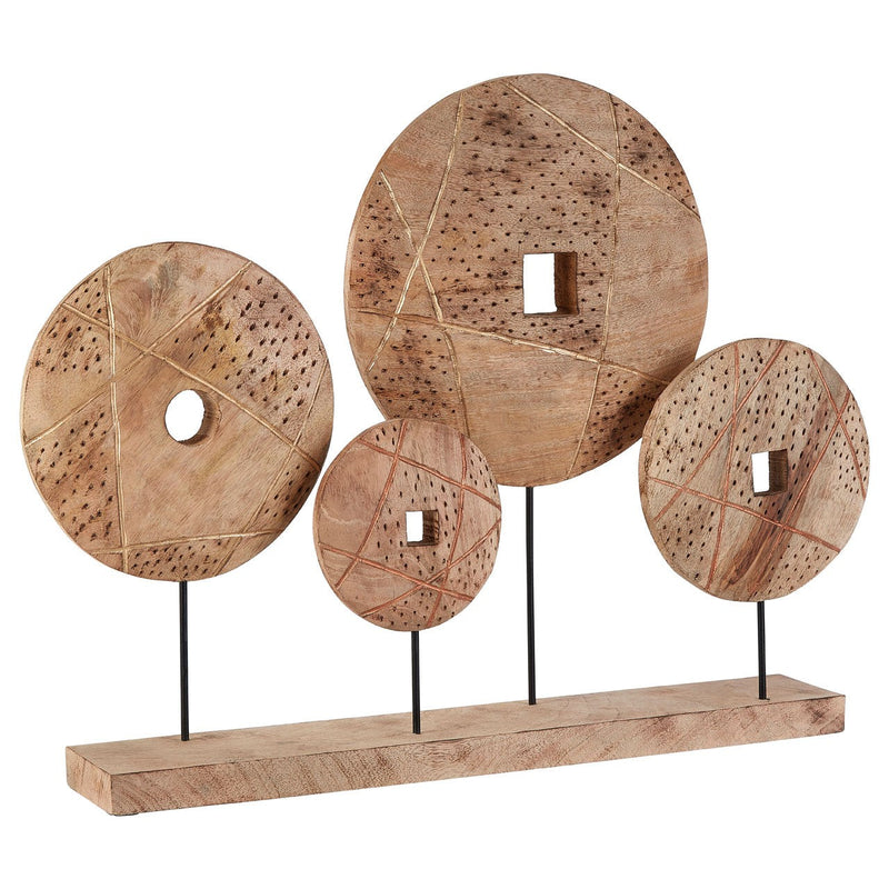 Mango Wood Discs Ornament