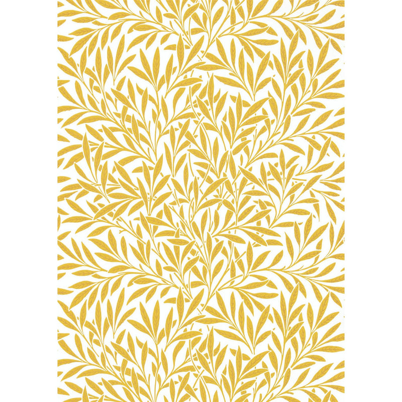 Willow Leaf Wallpaper 216963 by Morris & Co in Yellow
