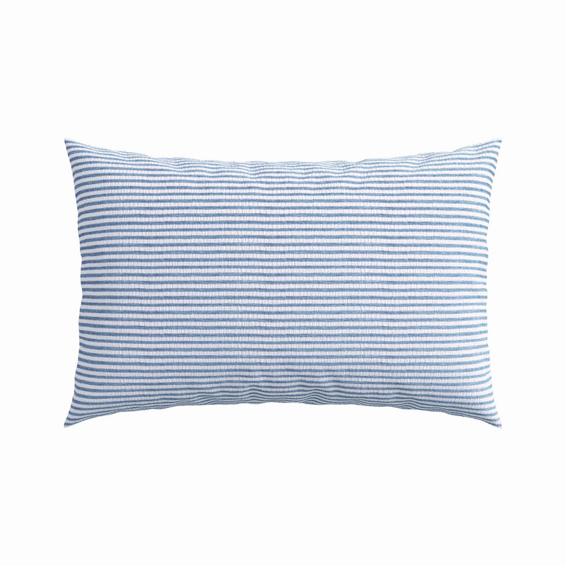 Long Island Ticking Stripe Bedding by Helena Springfield in Blue