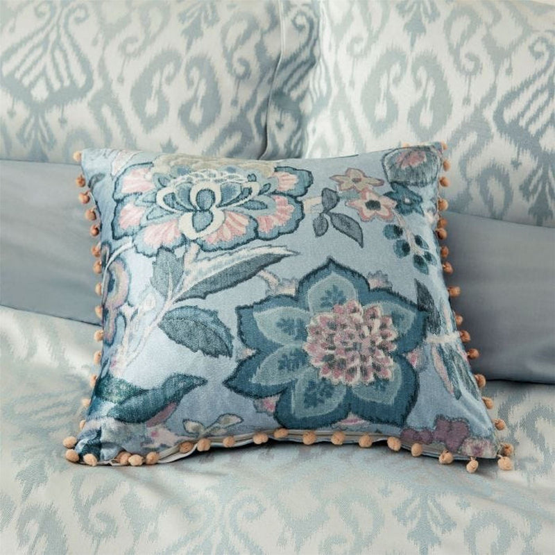 Kasuri Designer Bedding and Pillowcase By Sanderson in Dove Blue