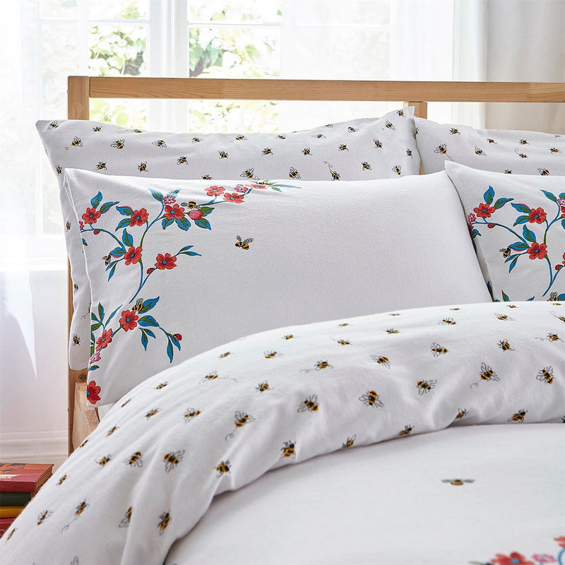 Greenwhich Flowers Floral Bedding by Cath Kidston in Warm Cream