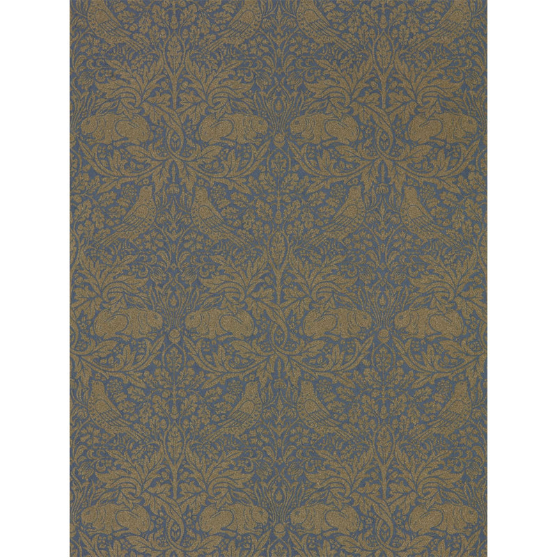 Pure Brer Rabbit Wallpaper 216530 by Morris & Co in Ink Gold