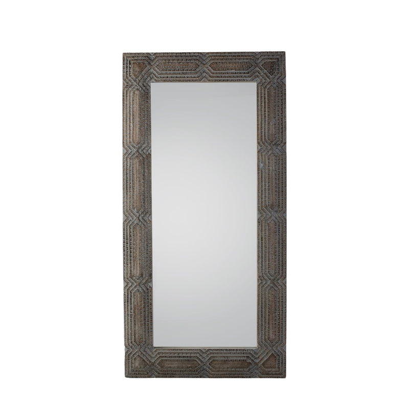 Zephyra Large Leaner Mirror in Grey Brown