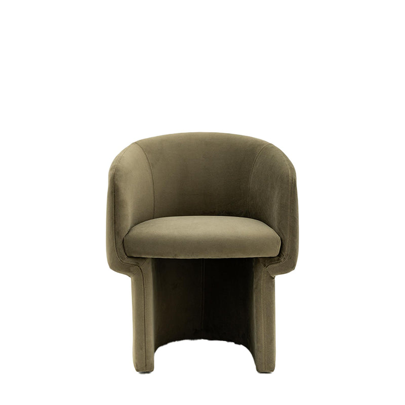 Bruges Dining Chair in Moss Green