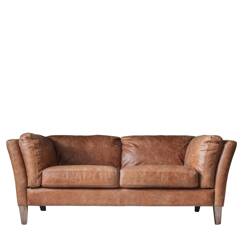 Vintage Charm Mellow 2 Seater Sofa in Brown