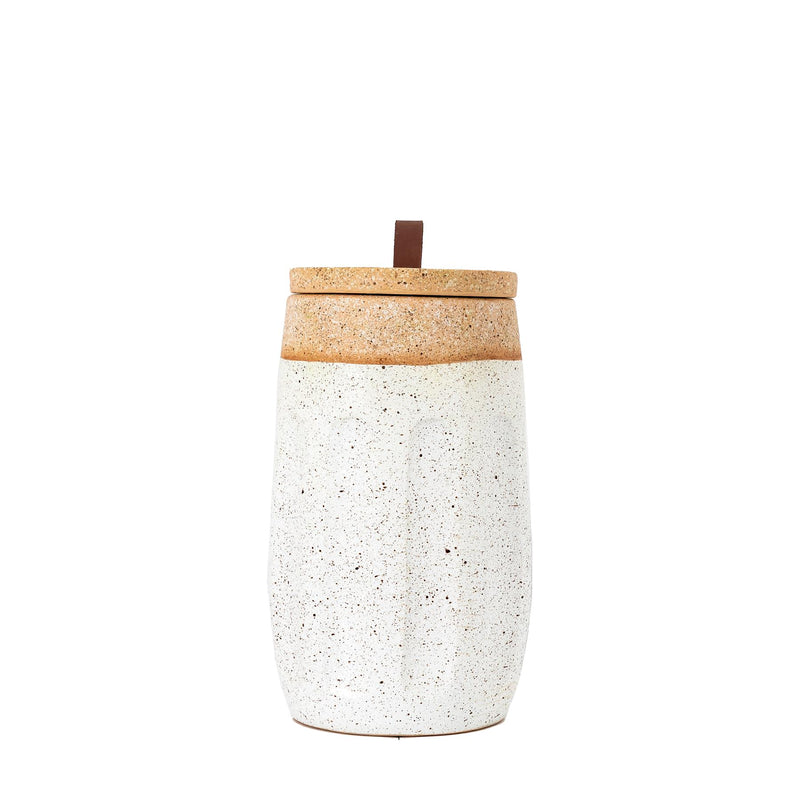Adalira Callow Jar in White Natural