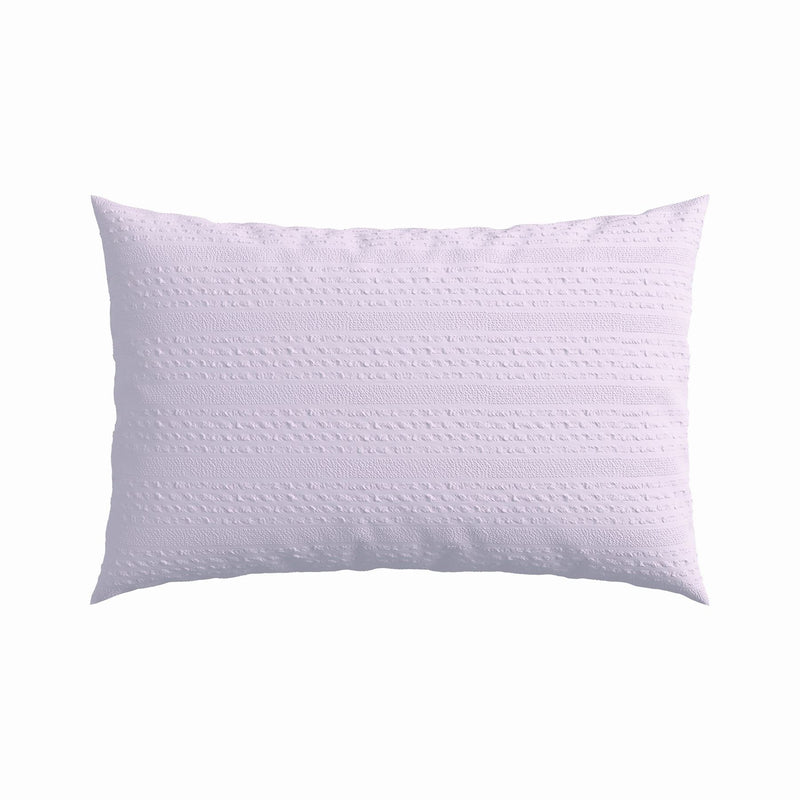 Budding Brights Ruffled Stripe Bedding by Helena Springfield in Lilac Purple