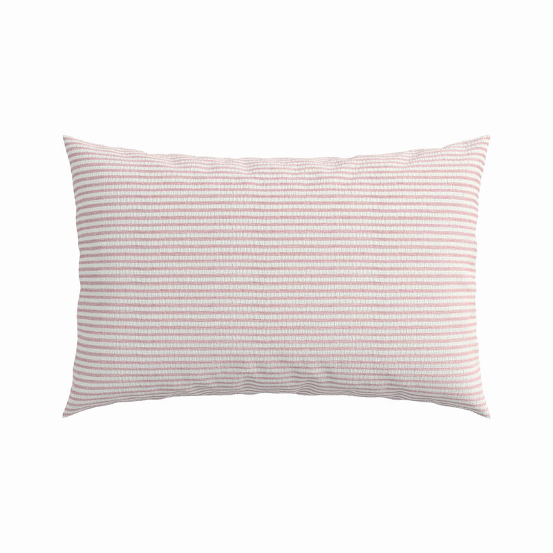 Long Island Ticking Stripe Bedding by Helena Springfield in Pink