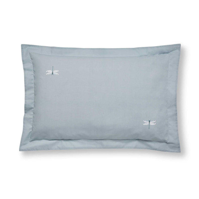 Dragonfly Bedding and Pillowcase By Sophie Allport in Duckegg Blue
