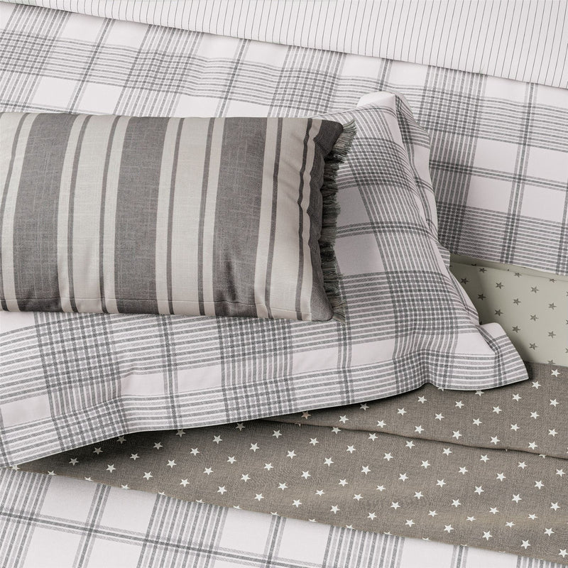 Long Island Classic Check Bedding by Helena Springfield in Grey