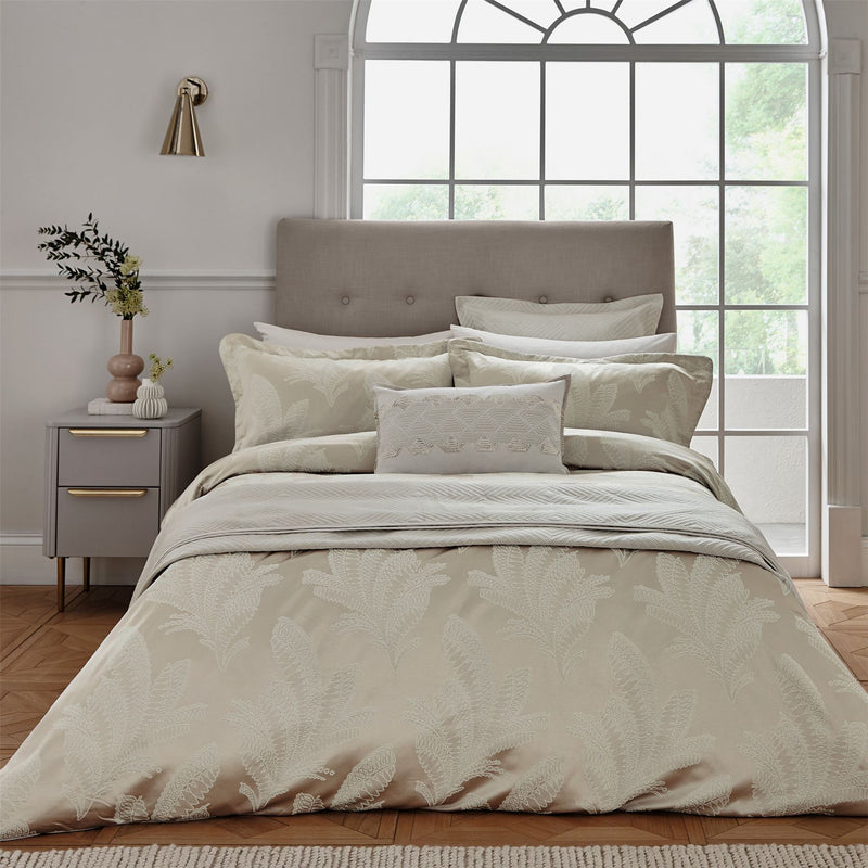 Gatsby Bedding by Helena Springfield in Champagne Beige