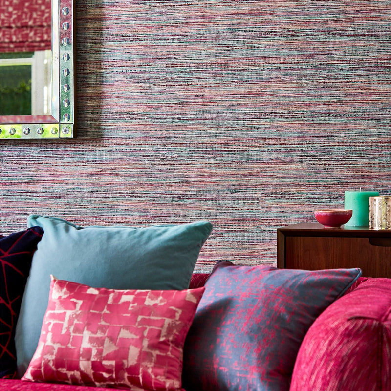 Affinity Wallpaper 111950 by Harlequin in Cerise Teal