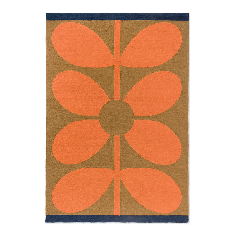 Giant Sixties Stem Indoor Outdoor Rug 463703 by Orla Kiely in Tomato Red