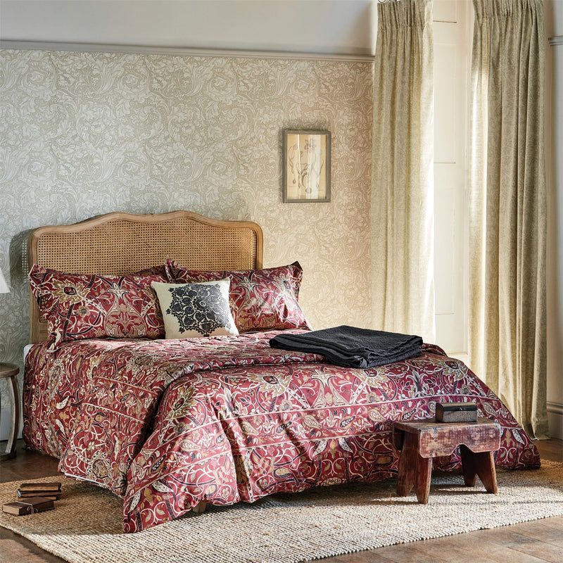 Bullerswood Bedding and Pillowcase By Morris & Co in Paprika