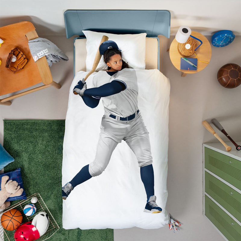 Snurk Baseball Cap Organic Cotton Bedding in White