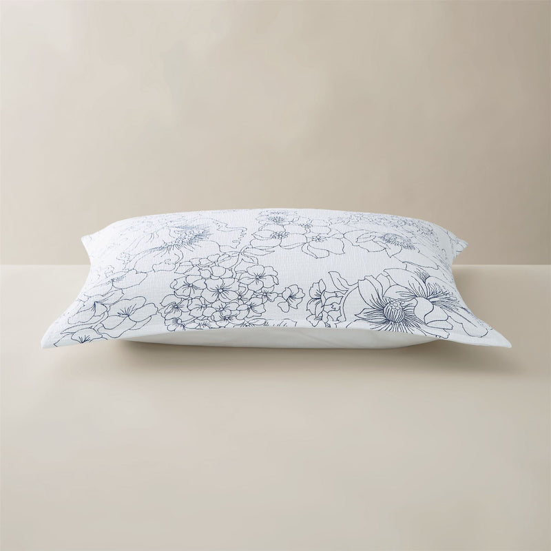 Linear Floral Bedding by Ted Baker in Blue